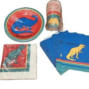 Dinosaurs Lot 13 Party Favors Toys Plastic Miniature Animal Larami Vtg Dinosaur